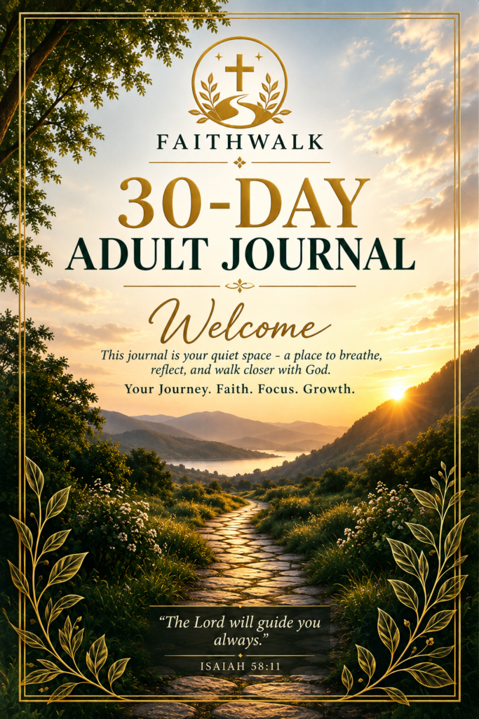 FaithWalk 30-Day Adult_Journal