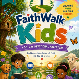 FaithWalk Kids Journal — 30-Day Christian Devotional Journal