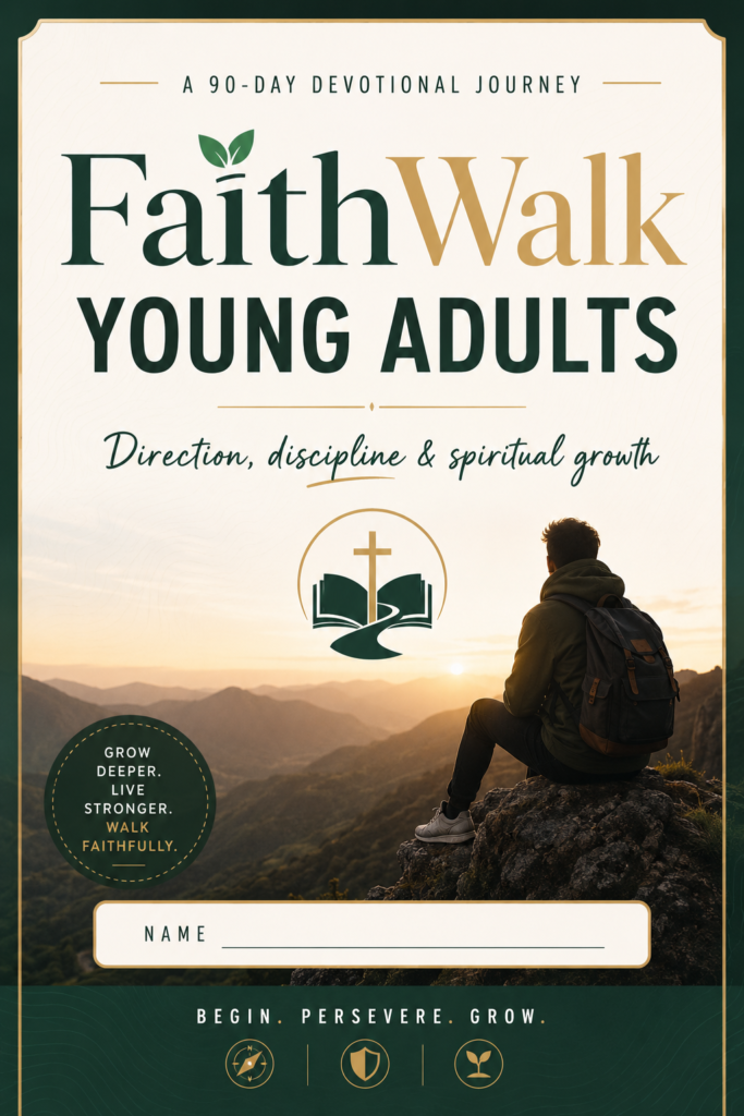 FaithWalk Young Adult Journal — 90-Day Christian Guided Journal